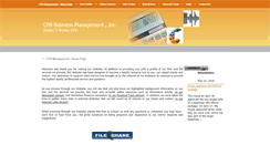 Desktop Screenshot of cpbmanagement.com